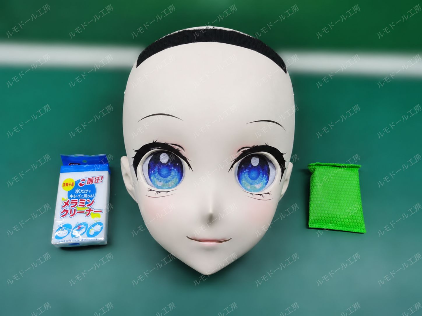 キグルミマスク レム 風 Re:Zero 風 メイド衣装フルセット 半頭