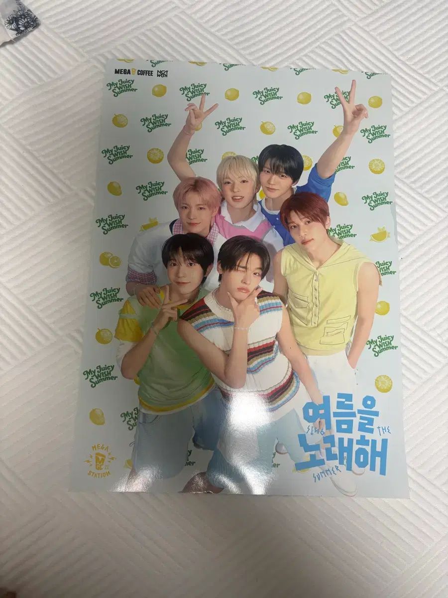 新品 MEGA COFFEE NCT 限定モデル NCT WIND AND WISH 夏 ポスター
