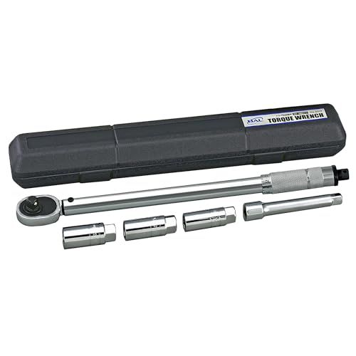 BAL(大橋産業) トルクレンチ 車 タイヤ交換 プレセット型 ラチェット 30?180N.m 差込角 12.7mm 精度 ±3% ディープソケット17mm 19mm 21mm エクステンション ケース付き No.2059★ 27ff7926