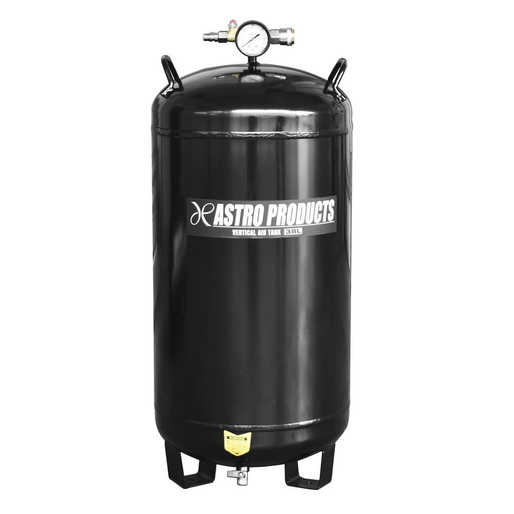 アストロプロダクツ 縦型エアサブタンク 38L | 重量11kg スチール製 W300×D300×H710mm 省スペース 予備タンク エアタンク★m 763ee2c4