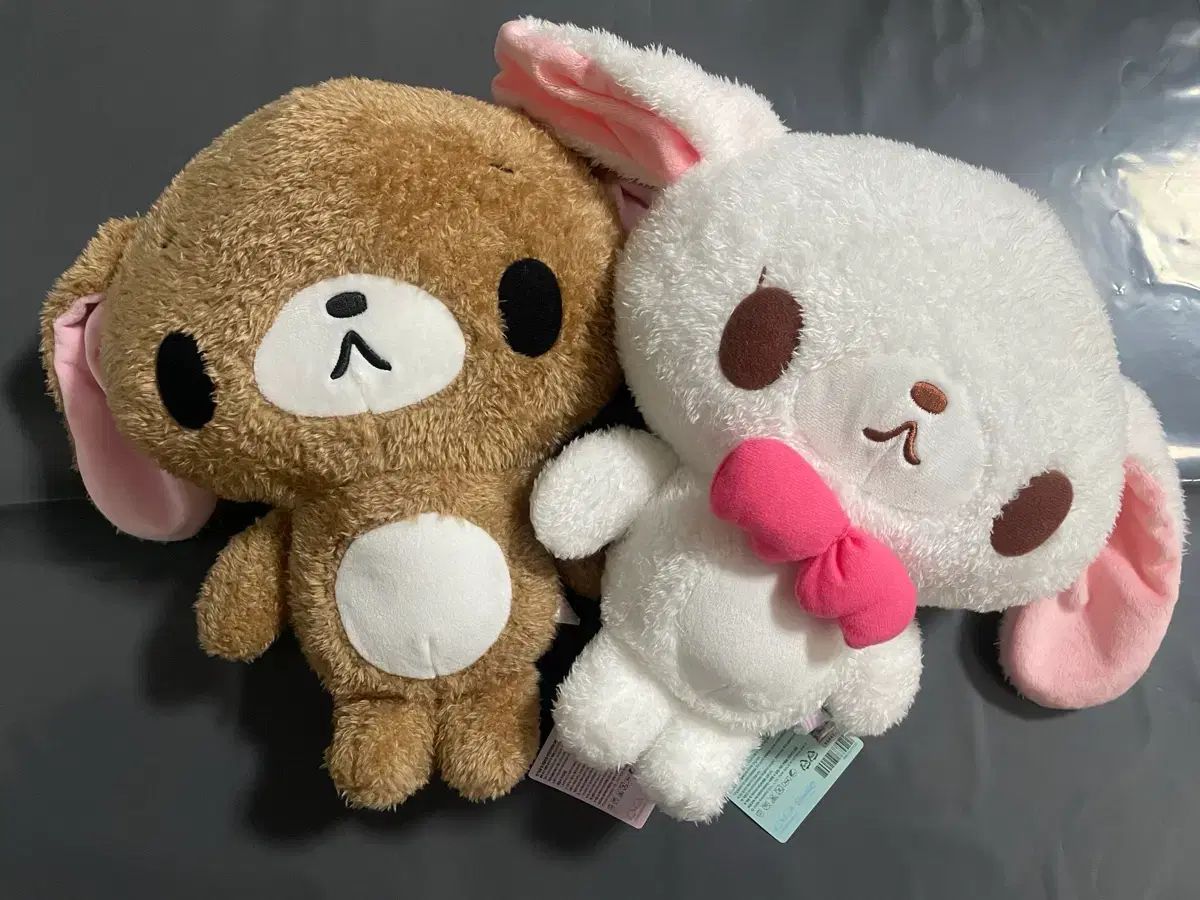 (2種 まとめ売り)シュガバニーズ 鬼龍紅郎うさぎ 白うさぎ ぬいぐるみ