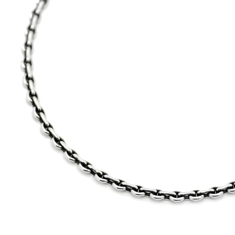 [シルバーワン] シルバー925 オルタネイト アズキ ネックレス チェーン メンズ ho [幅3mm標準 長さ60cm] 9,462円