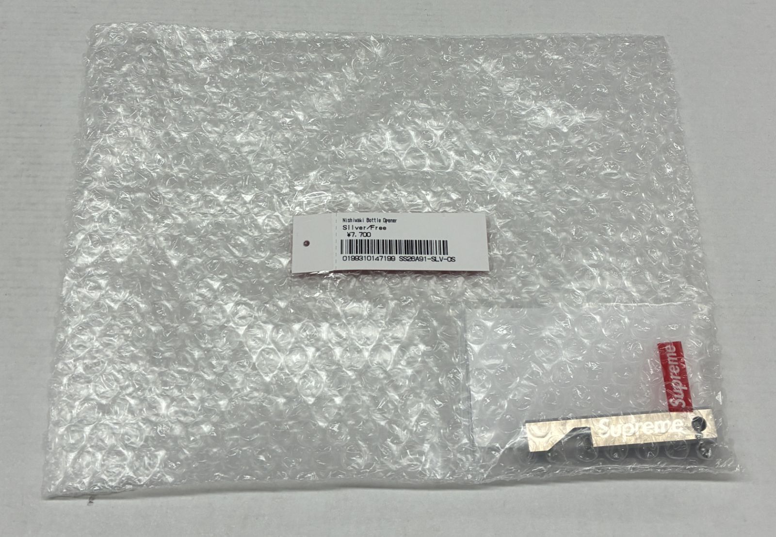 未使用 未開封 Supreme Nishiwaki Bottle Opener Silver シュプリーム ニシワキ ボトルオープナー 栓抜き【V2138-001】◇ 214