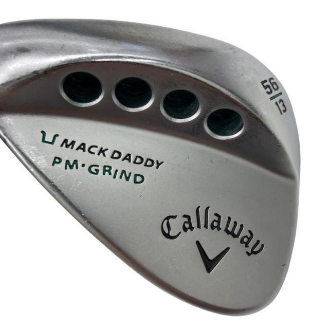 【中古】 キャロウェイ MACK DADDY PM・GRIND クロムメッキ 56°/13° レフティ ウェッジ WG Dynamic Gold TOUR ISSUE(星条旗) (フレックスS) メンズ 男性用 左利き レフティ 左用 Cランク ゴルフクラブ
