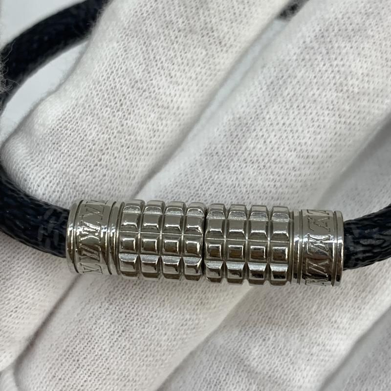 中古】LOUIS VUITTON M6626E ブレスレット・ディジット ダミエ・グラ