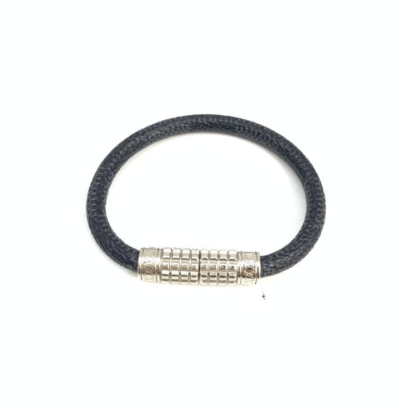 中古】LOUIS VUITTON M6626E ブレスレット・ディジット ダミエ・グラ
