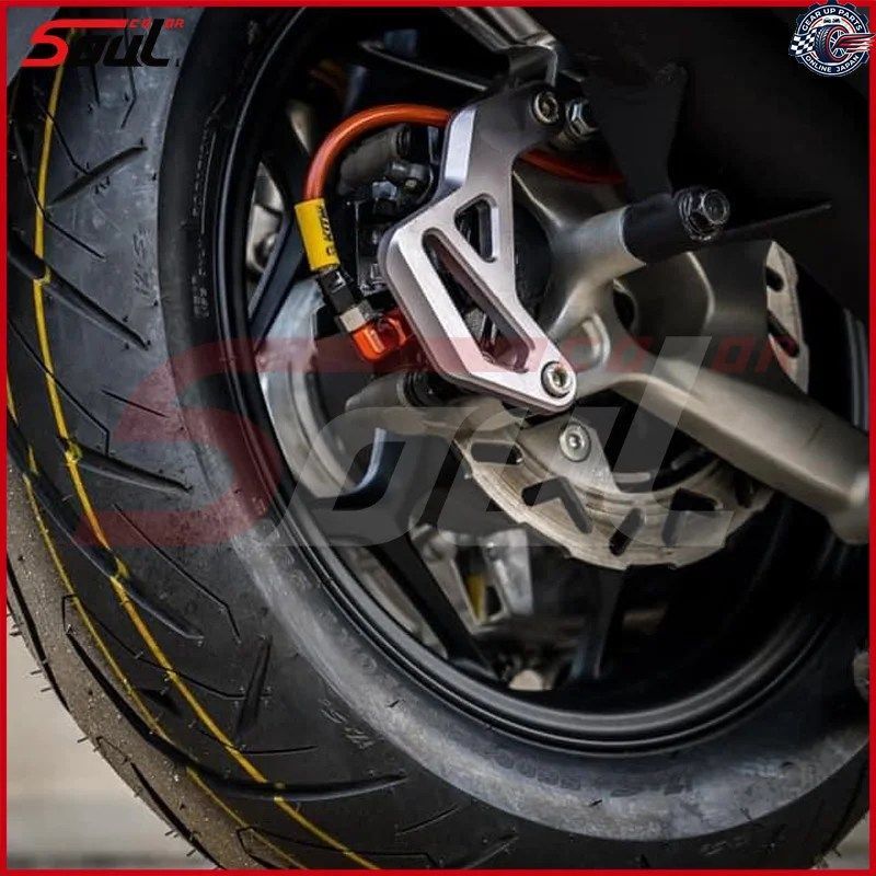 PCX160 2019 - 21 PCX 160 19-22 オートバイ用リアブレーキカバープロテクション装??飾カバーリアブレーキキャリパーガード