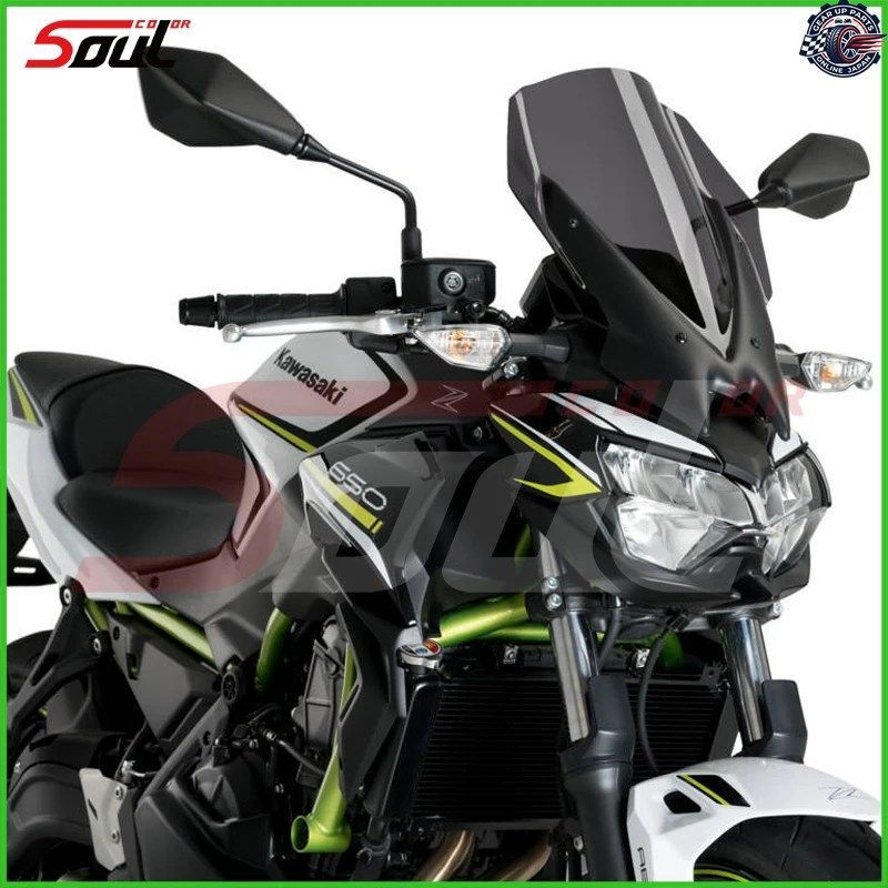 カワサキ Z650 2020 - 24 Z650 ダブルバブル 20-24 モーターサイクル ツーリング ウインドスクリーン ウインドシールド バイザー