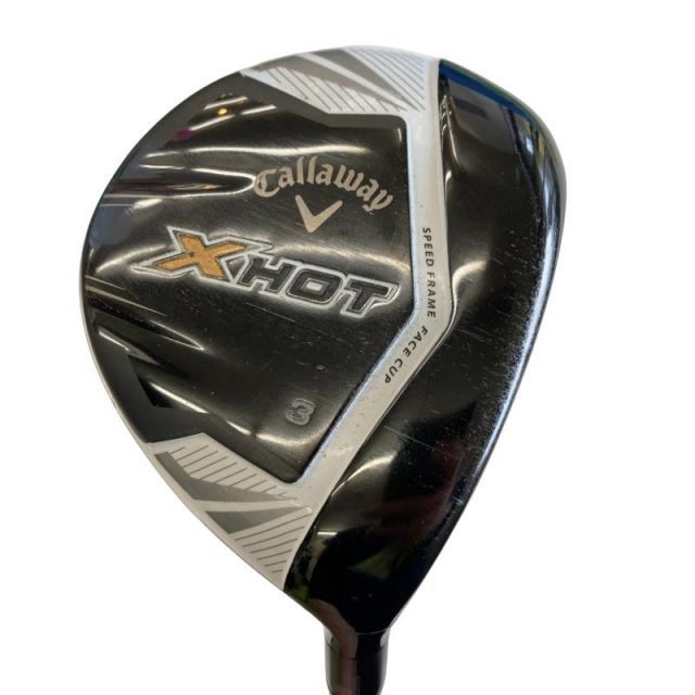 【中古】 キャロウェイ X HOT 3W フェアウェイウッド FW X HOT 55W(フェアウェイウッド) (フレックスSR) メンズ 男性用 右利き 右用 Cランク ゴルフクラブ