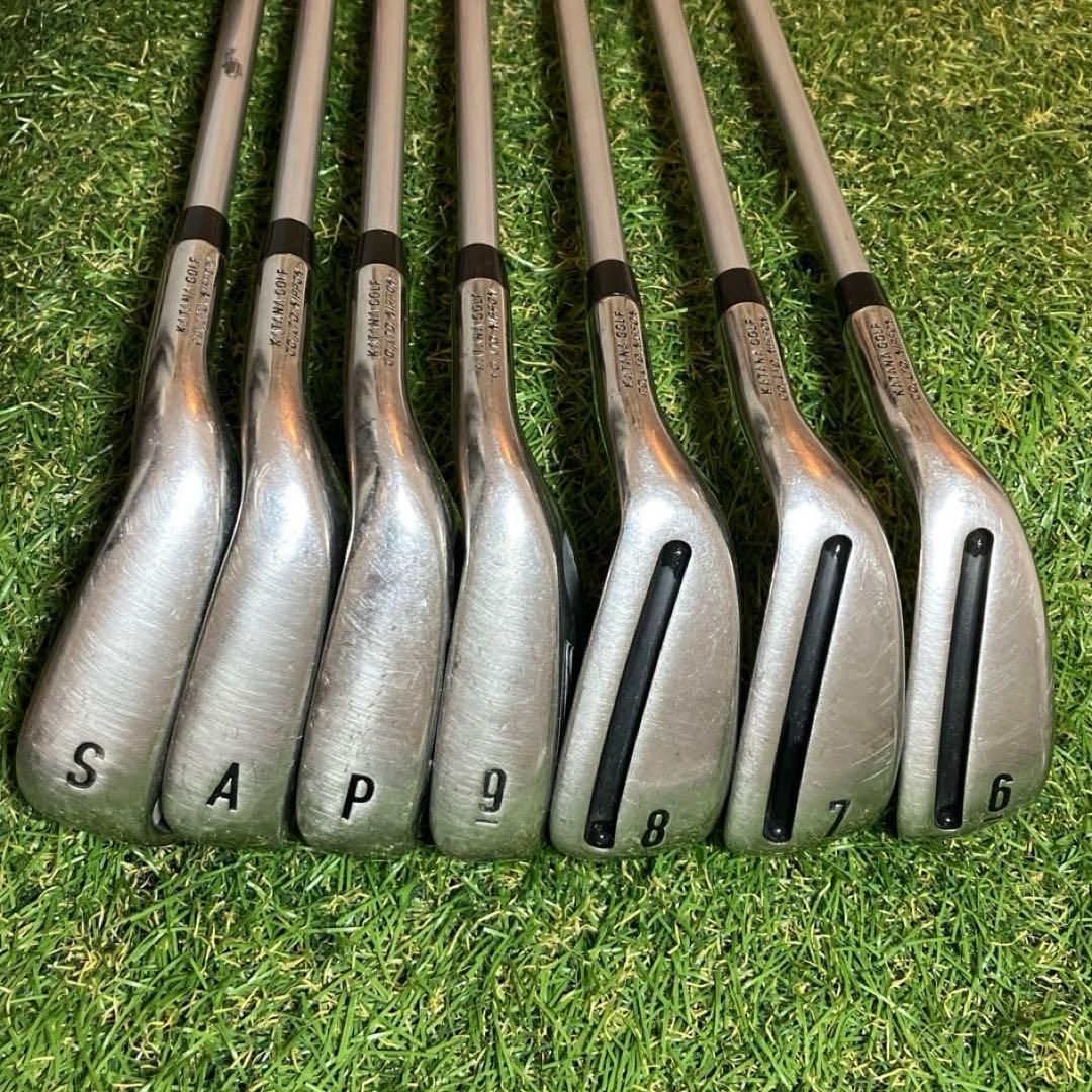 カタナゴルフ スウォード カブト アイアンセット7本 SWORD KABUTO