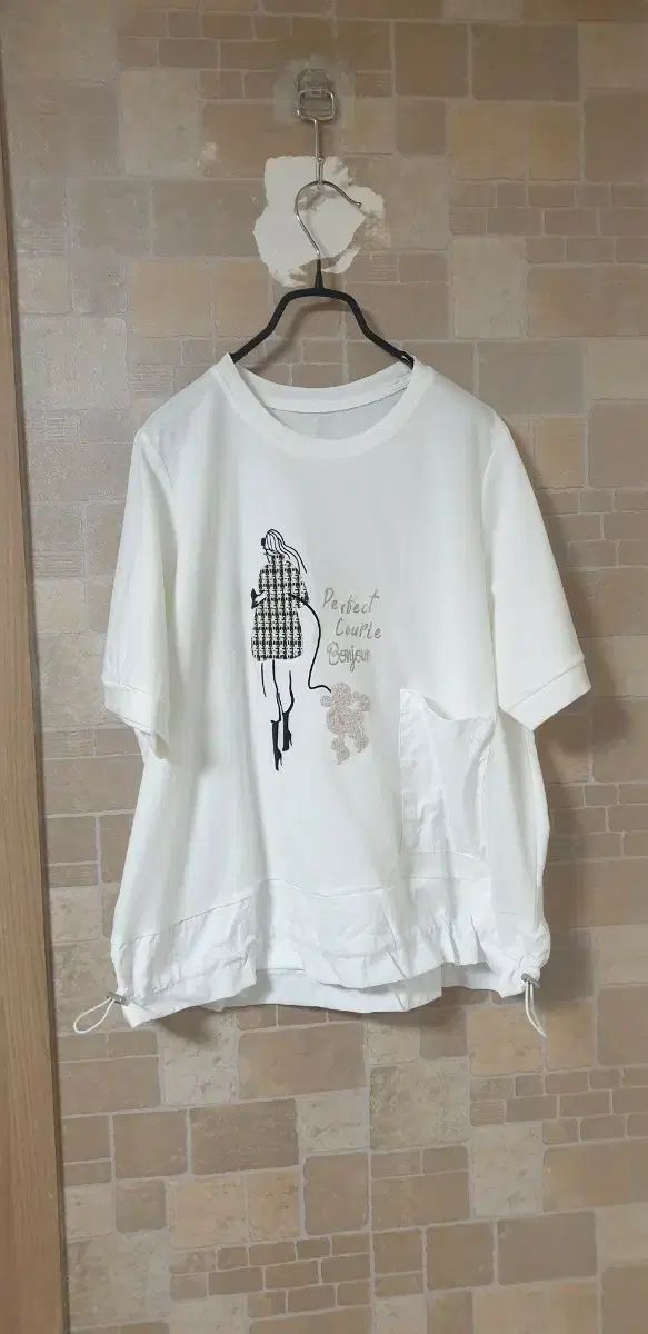 レディース 白サン (SAN) カラー Girl Tシャツ (新品)