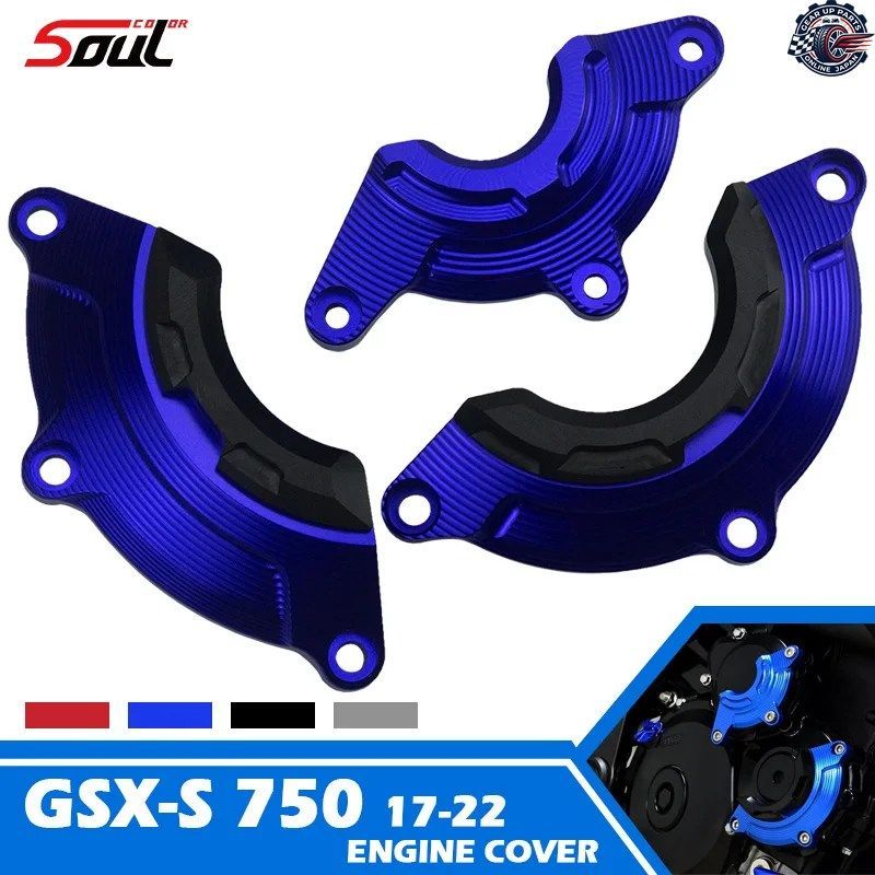 エンジンスライダーガード エンジンガード保護カバー GSX-S 750 17-23 GSXS750 2018 - 22 GSXS750