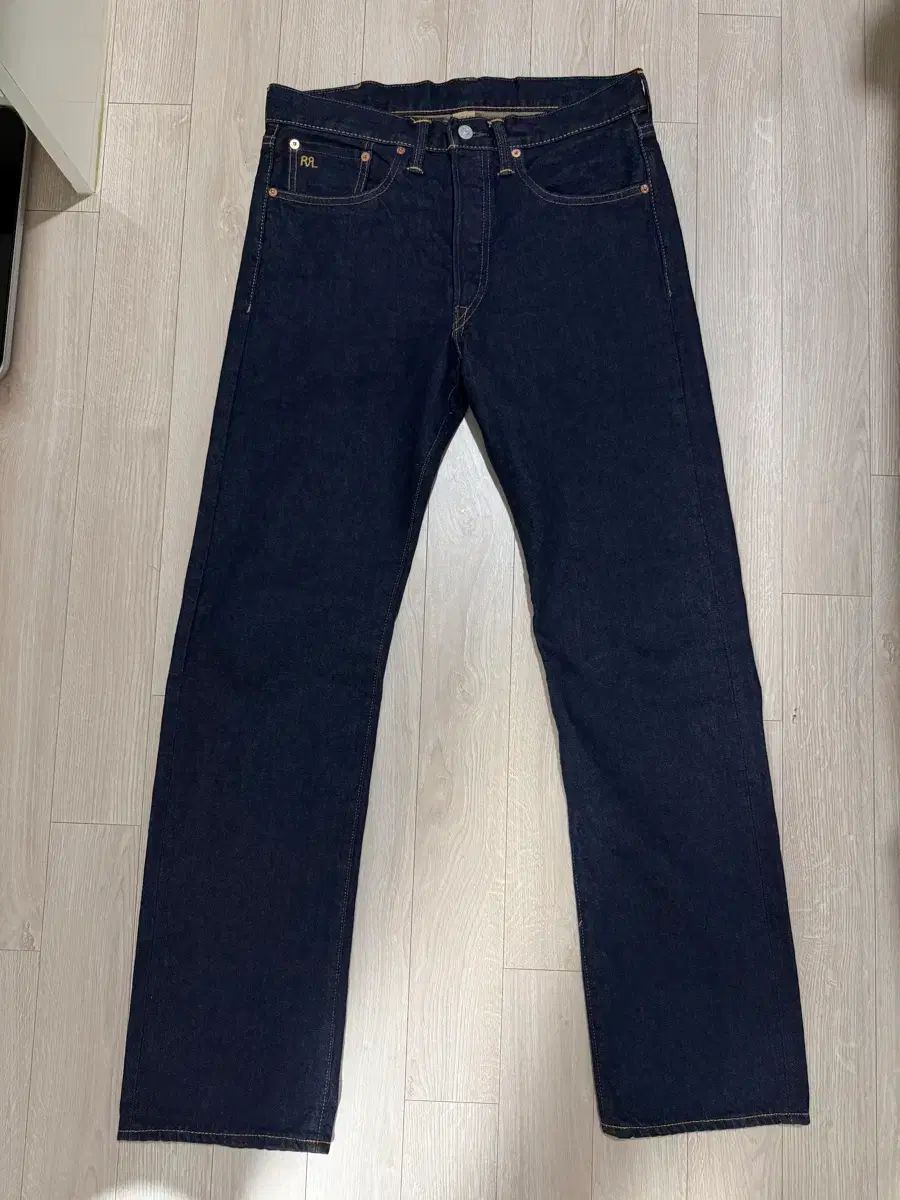 RRL ストレートフィット ONE'S ウォッシュ 32/32 シンプル タグ除去