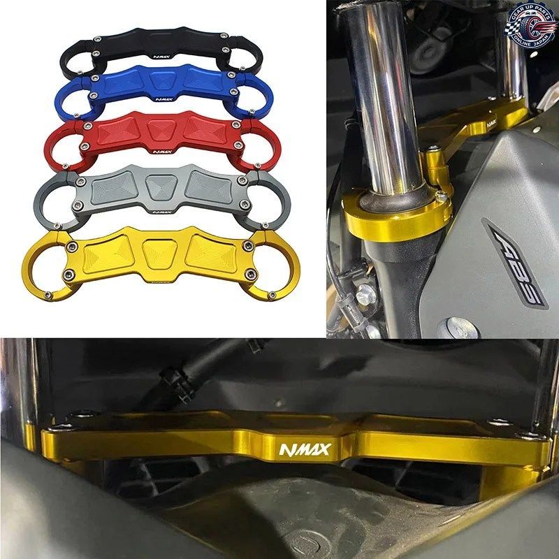 ヤマハ NMAX155 NMAX125 150 V2 2021-2021 2020 用 オートバイ フロントスタビライザーブラケット ショックアブソーバーキット
