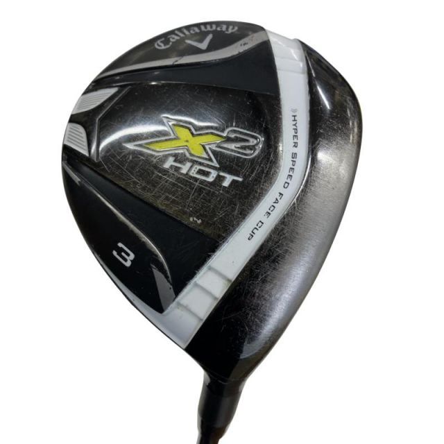 【中古】 キャロウェイ X2 HOT 3W フェアウェイウッド FW X2 HOT(フェアウェイ) (フレックスS) メンズ 男性用 右利き 右用 Cランク ゴルフクラブ