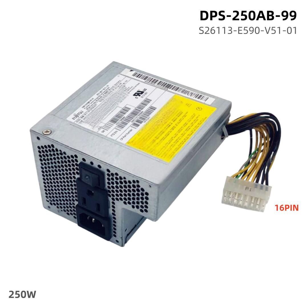 純正 富士通 FUJITSU ESPRIMO D586/ D587/ D556用DPS-250AB-99 DPS-250AB-99 B 250W 対応 16-Pin ATX内蔵電源ユニット S26113-E590-V50-01