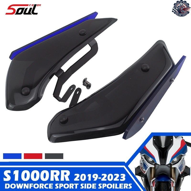 ダウンフォーススポーツサイドスポイラーエアロダイナミックウィングディフレクター BMW S1000RR 2019 - 24 19-24