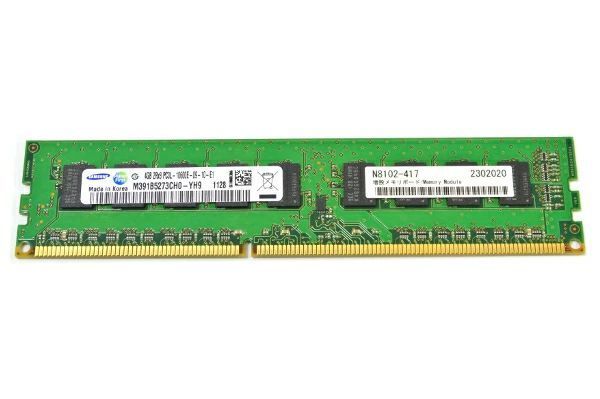 Samsung 4GB PC3L-10600E DDR3 Unubuffered ECC 2Rx8 【中古】【20140812】