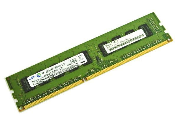 Samsung 4GB PC3-10600E DDR3 Unubuffered ECC 2Rx8 【中古】【20140812】