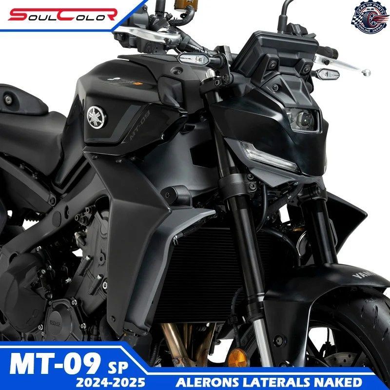 MT-09 SP 2024 2025 MT09 24-25 MT09 オートバイ エルロン ラテラル ネイキッド サイドスポイラー エアロダイナミックウィング ディフレク