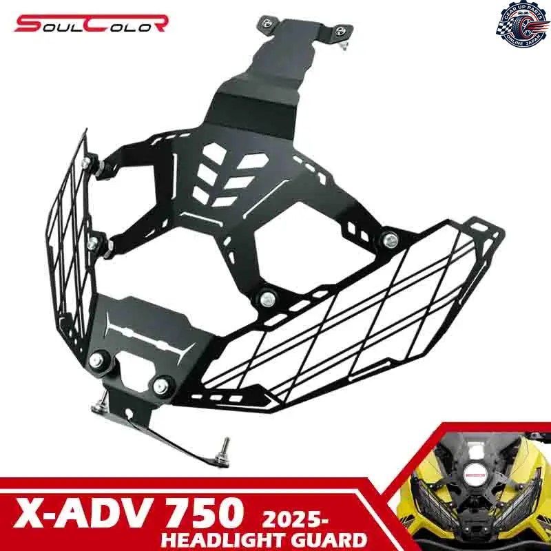 オートバイ用ヘッドライトプロテクターカバー ヘッドライトガードグリル HONDA X-ADV 750 2025 XADV XADV750 25 XADV 750 X-ADV750