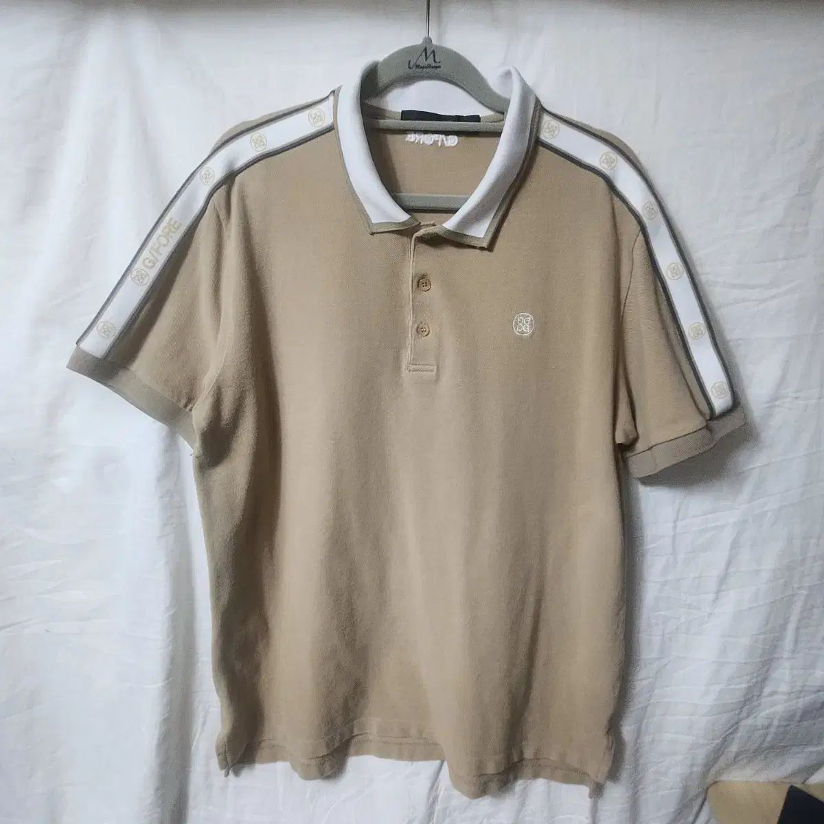 G/FORE ゴルフ 半袖 カラーTシャツ ベージュ XL 54X70