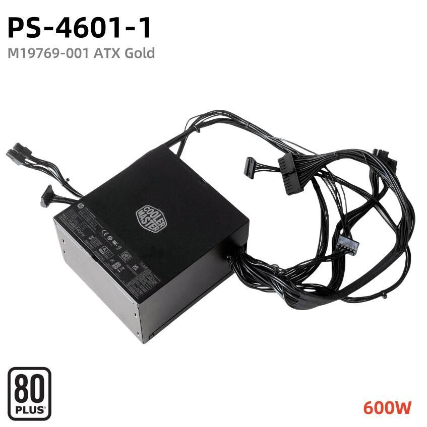純正新品 Cooler Master HP Omen 30L 25L Omen GT11 GT12 GT13 GT15 Desktop HP ENVY TE02用 LITEON製 PS-4601-1 600W 対応 24-Pin電源ユニ