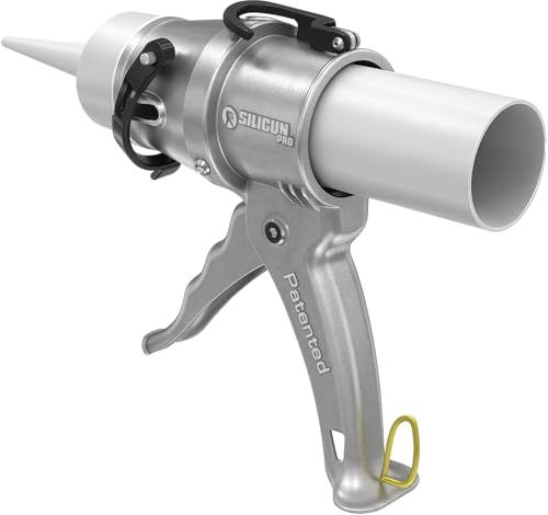 SILIGUN? PRO Compact 24:1 コーキングガン - ドリップコーキングガン - 特許設計 - 軽量アルミニウムフレーム - すべての10オンスチューブに対応 (SILIGUN PRO)送料無料 4533a799