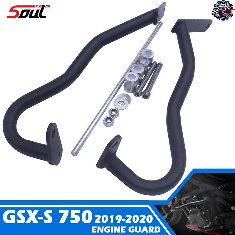 オートバイ用エンジンガード クラッシュバー エンジンガード フレームプロテクション GSXS750 17 2018 2020 GSX-S750 2019 2021 2022