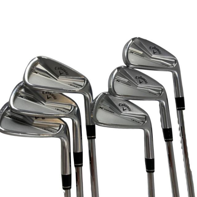 【中古】 キャロウェイ X FORGED STAR(2024) 6S アイアンセット IR NS PRO 950GH neo (フレックスS) メンズ 男性用 右利き 右用 Cランク ゴルフクラブ