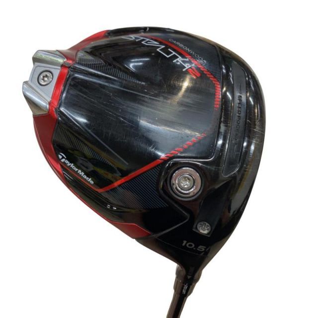 【中古】 テーラーメイド STEALTH2 10.5° ドライバー DR TENSEI RED TM50(STEALTH DR) (フレックスS) メンズ 男性用 右利き 右用 Cランク ゴルフクラブ