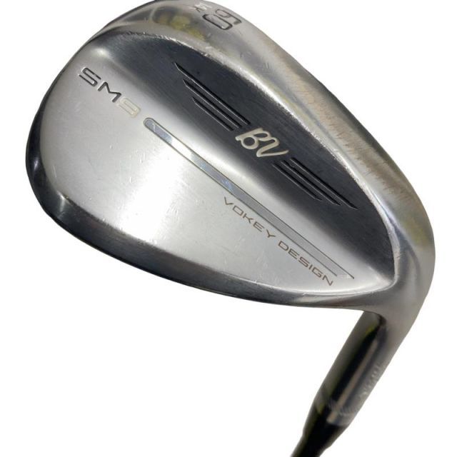 【中古】 タイトリスト VOKEY SPIN MILLED SM9 ツアークロム 60°/14°K ウェッジ WG 純正特注シャフト (フレックスS) メンズ 男性用 右利き 右用 Cランク ゴルフクラブ
