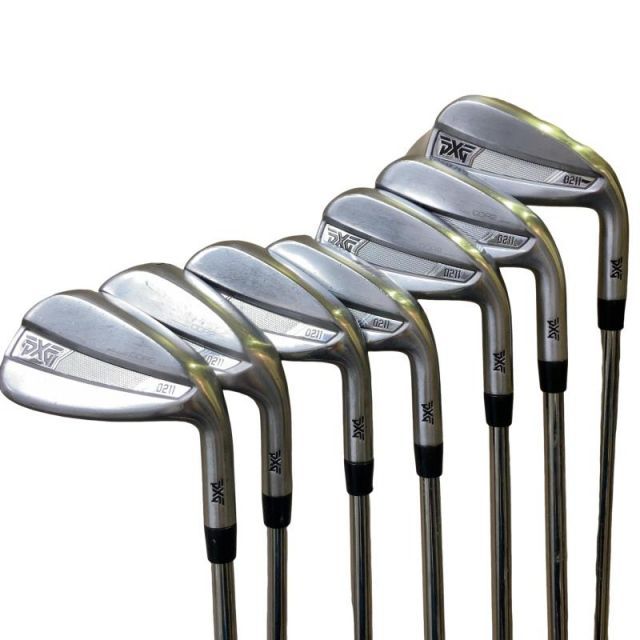 【中古】 PXG PXG 0211COR2 7S アイアンセット IR 純正特注シャフト (フレックスS) メンズ 男性用 右利き 右用 Cランク ゴルフクラブ