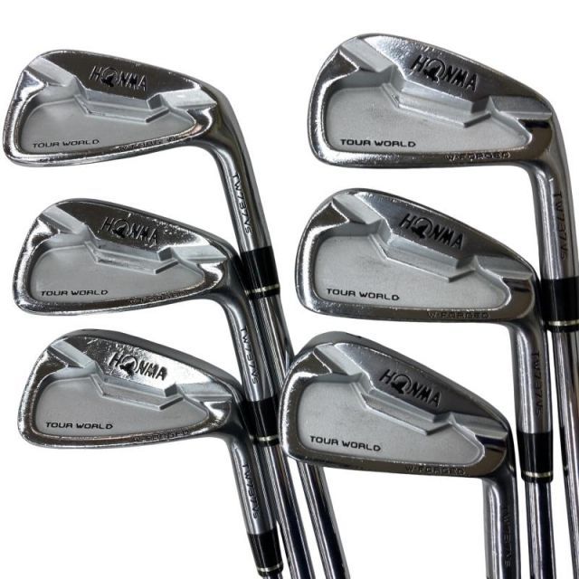 【中古】 本間ゴルフ TOUR WORLD TW737Vs 6S アイアンセット IR 純正特注シャフト (フレックスS) メンズ 男性用 右利き 右用 Cランク ゴルフクラブ