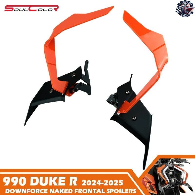 990 DUKE R 2024 2025 990DUKE R 24-25 990DUKE モーターサイクル スポーツ ダウンフォース ネイキッド フロントスポイラー エアロダイナミ