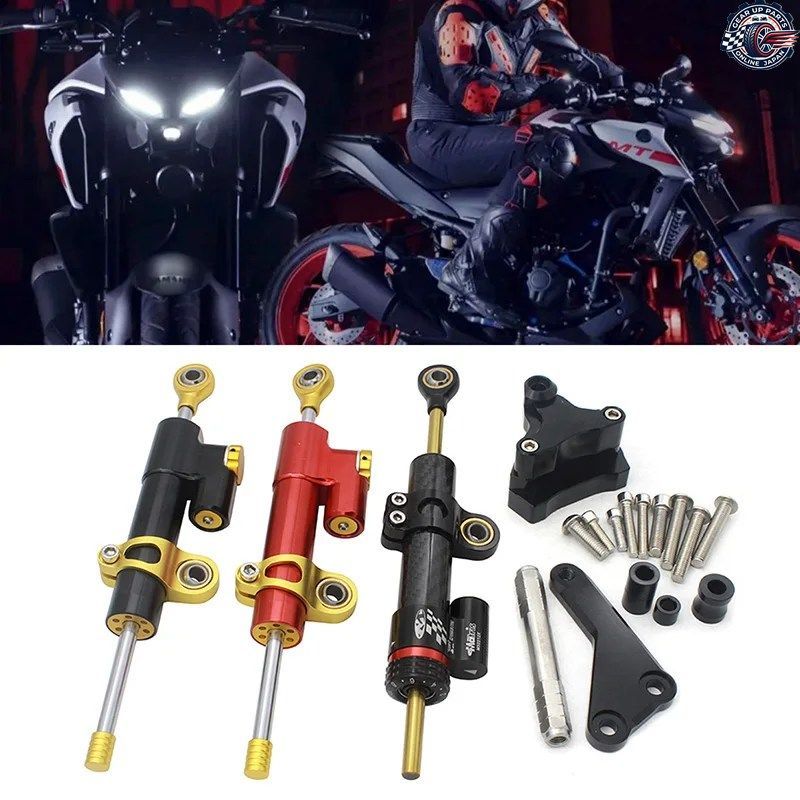 ヤマハ MT-03 2018-2020 2019 用モーターサイクルステアリングダンパー、スタビライザー、モーターサイクル方向ダンパー、ショックアブソー
