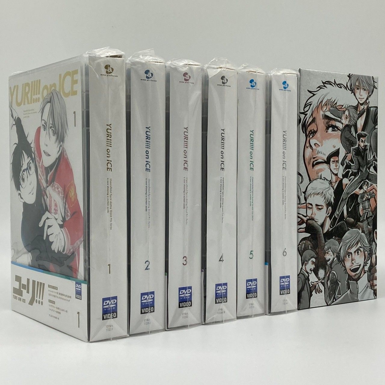 【DVD・特典付き】YURI!!! on ICE DVD 全6巻 セット ユーリ 収納BOX付き #nn