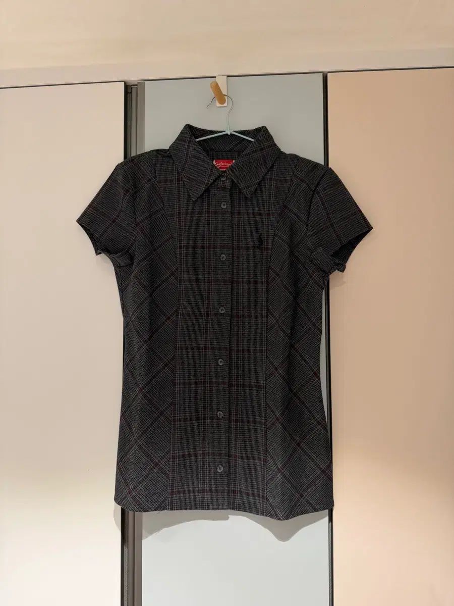 サファリスポット 1/2 S Klef CHECK ハーフ LINE シャツ レイ バーガンディ 10,146円