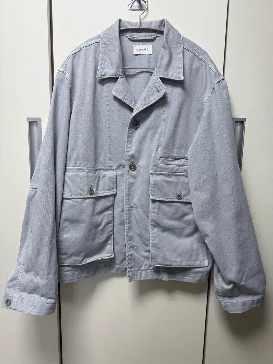 (M) ルメール オーバーサイズジャケット スノウブルーグレー