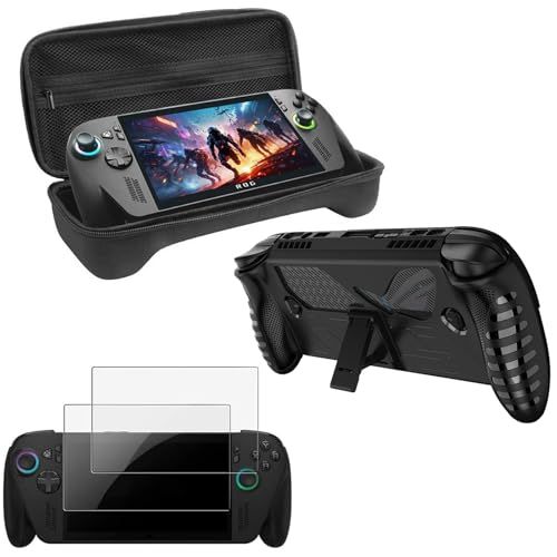 ROG Xbox ally/ROG Xbox ally X 専用 専用収納ケース 【新登場-4 in 1セット】for ASUS ROG Xbox Ally X 収納ケース +保護カバー+ ROG Xbox Ally X フィルムx2 付属品 56c7ca01