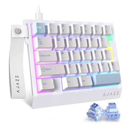 AJAZZ AK029 片手ゲーミングキーボード メカニカルキーボード ラピッドトリガー対応 29キー配列 磁軸対応 8000Hzポーリングレート0.01mm RT精度 0.125ms超低遅延 アルミニウム合金プレート 5層消音構造 RGBバ 9cf32c1c