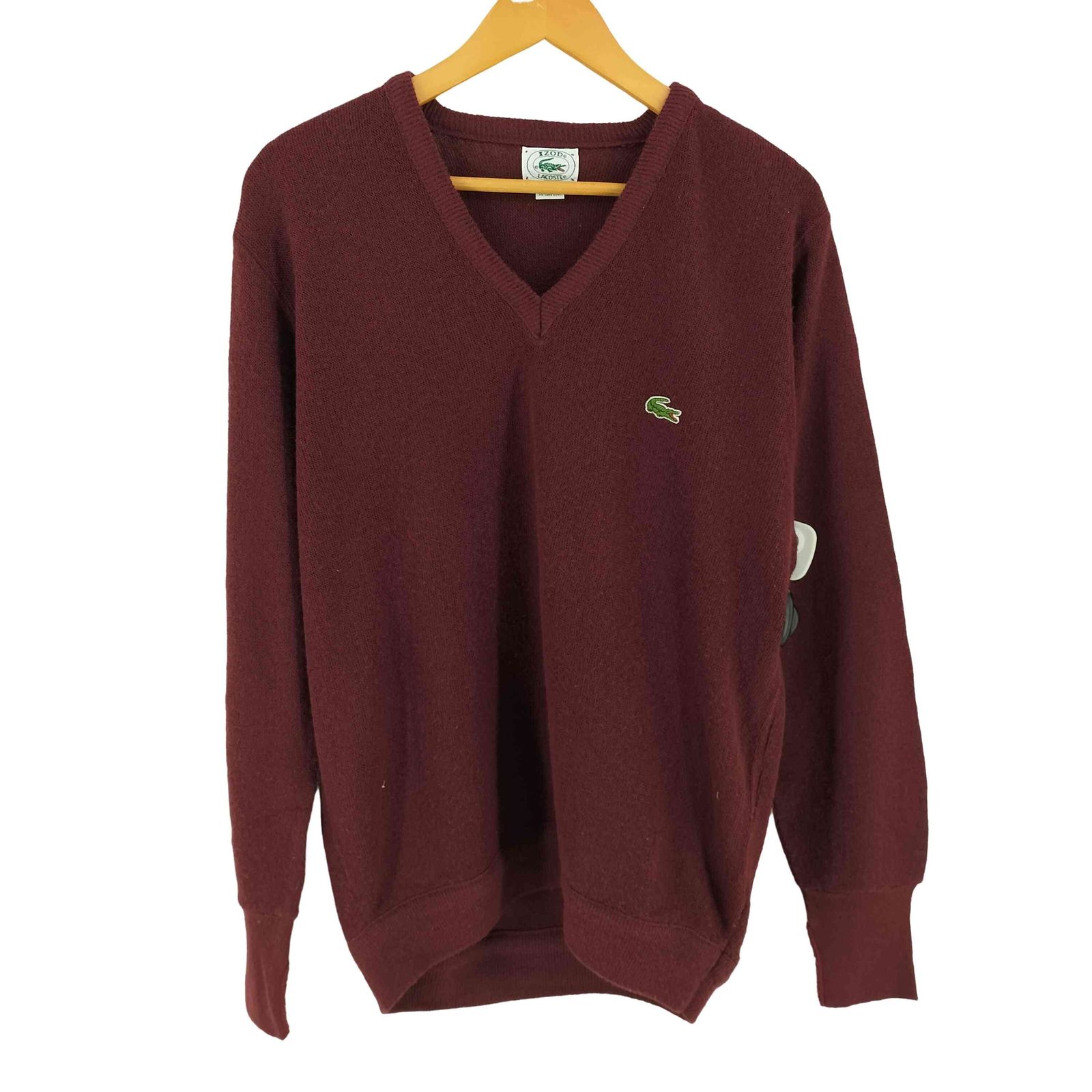 アイゾッドラコステ IZOD LACOSTE 80-90s USA製 Vネック アクリル 