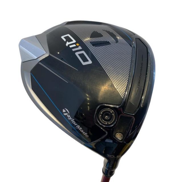 【中古】 テーラーメイド Qi10 10.5° ドライバー DR リシャフト (フレックスその他) メンズ 男性用 右利き 右用 Cランク ゴルフクラブ