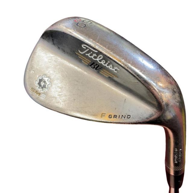 【中古】 タイトリスト VOKEY SPIN MILLED SM5 ゴールドニッケル 50°/12°F ウェッジ WG Dynamic Gold (フレックスS) メンズ 男性用 右利き 右用 Cランク ゴルフクラブ