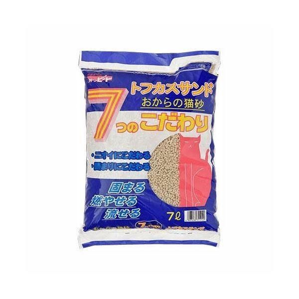 （まとめ）ペグテック Newトフカスサンド 7L 〔ペット用品〕〔×4 セット〕