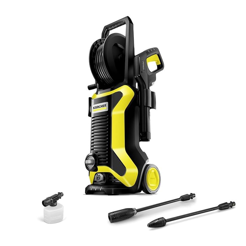 ケルヒャー(Karcher) 高圧洗浄機 K3 HR-X パワフル 持ち運びタイヤ 簡単接続 付属品充実 ハイパワーなノズル 洗車 ベランダ 花粉除去効果 黄砂 泥 (50/60Hz) 1.599-282.0