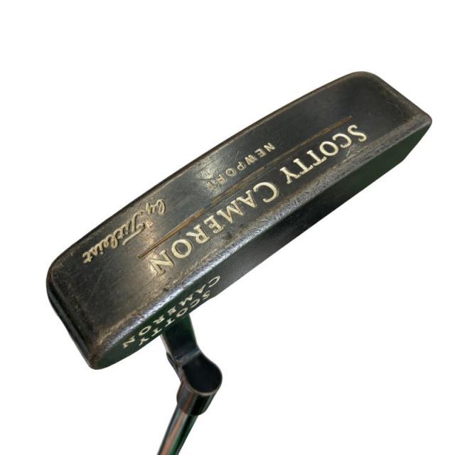 【中古】 タイトリスト SCOTTY CAMERON NEWPORT(ガンブルー) パター PT Micro Step (フレックスその他) メンズ 男性用 右利き 右用 Cランク ゴルフクラブ