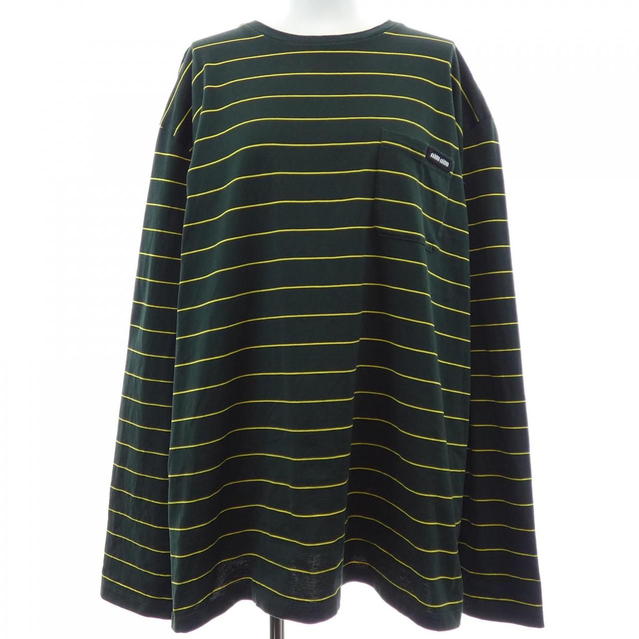 ミュウミュウ MIU MIU MIU MIUロゴ MJL014 SOOO 14RT Tシャツ