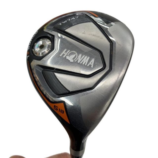 【中古】 本間ゴルフ TOUR WORLD TW747 5W フェアウェイウッド FW VIZARD for 747 50(フェアウェイ) (フレックスS) メンズ 男性用 右利き 右用 Cランク ゴルフクラブ