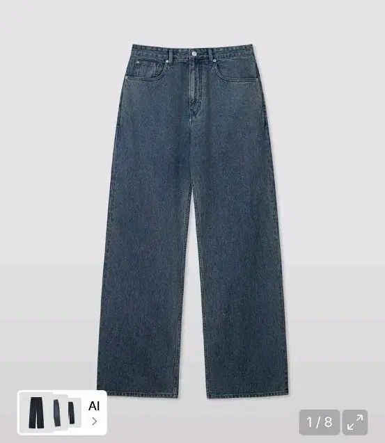 ベルリエ トゥルー ワイド デニム パンツ - ホエール インディゴ
